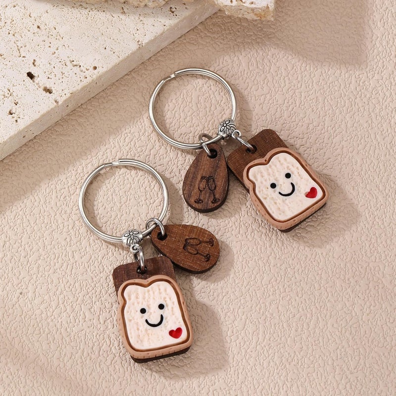 Drogomen Store Healing Crystal Keychain Gift for New Beginnings Calming Anxiety Luck Protection Natural Gemstone Keychain for Women - Image 3
